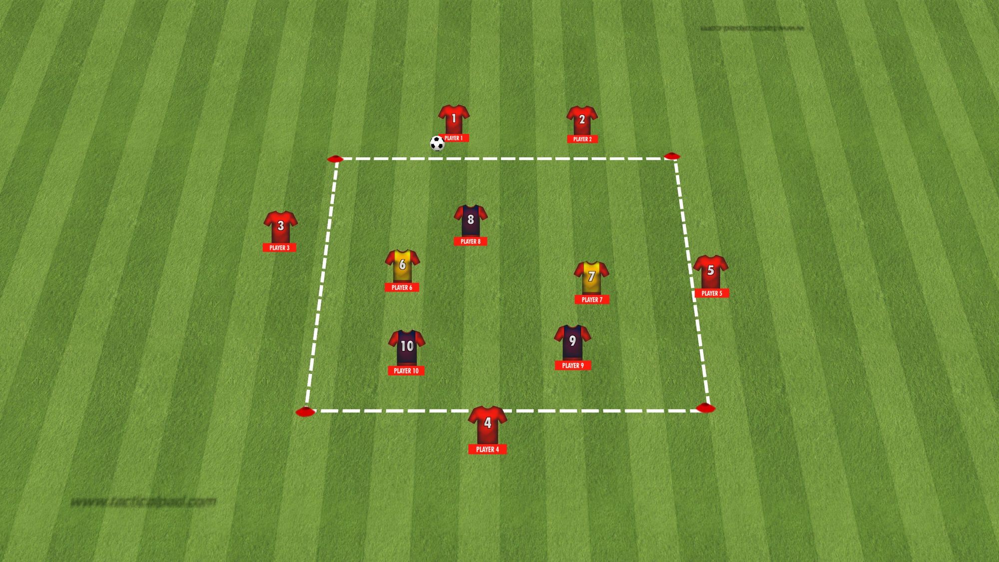 Kvadrat och fotbollsfys